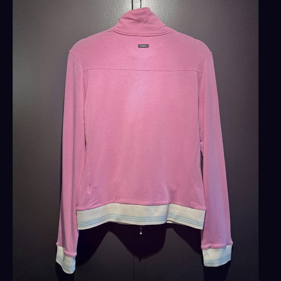 Fila Pink Athletic jacket Size Small EUC - Picture 3 of 7